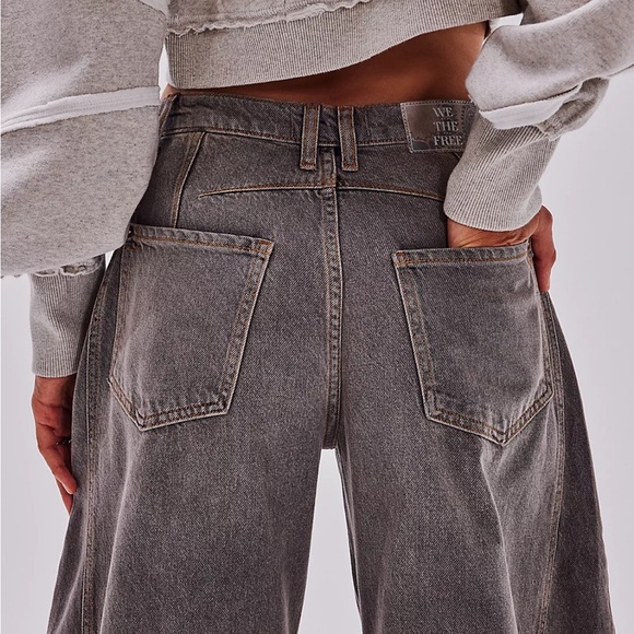 We The Free Good Luck Mid-Rise Barrel Jeans - Picture 5 of 10